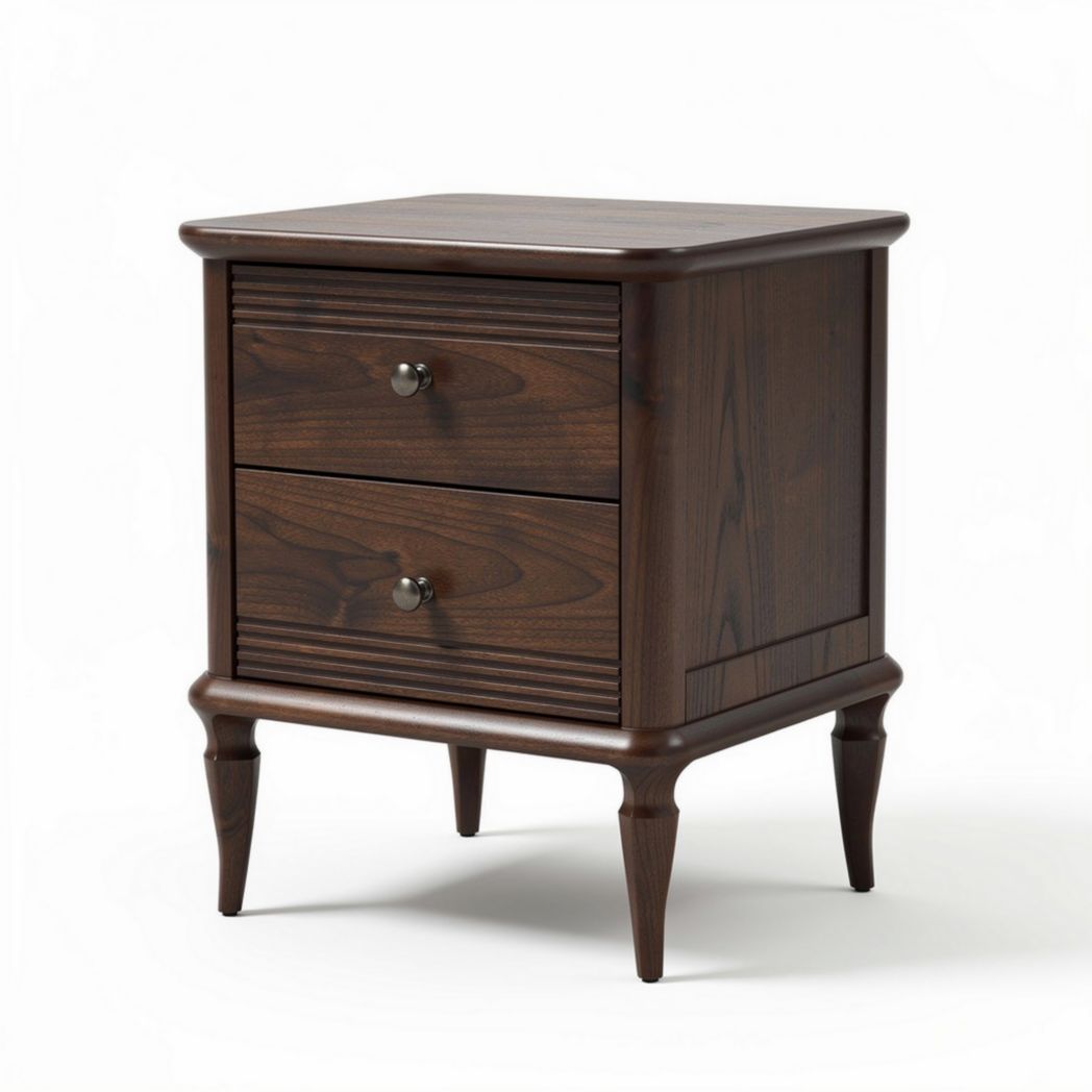 Table de chevet en bois avec tiroir pour chambre - 50 x 50 x 60cm