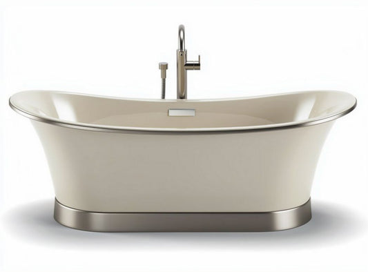 Baignoire autoportante en acrylique pour salle de bain - 150 x 75 x 60cm